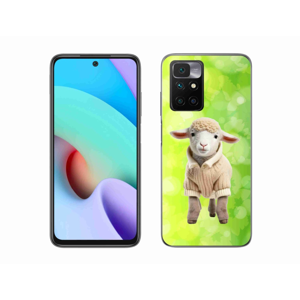 Gél borítás mmCase a Xiaomi Redmi 10/Redmi 10 (2022) - bárány pulóverben