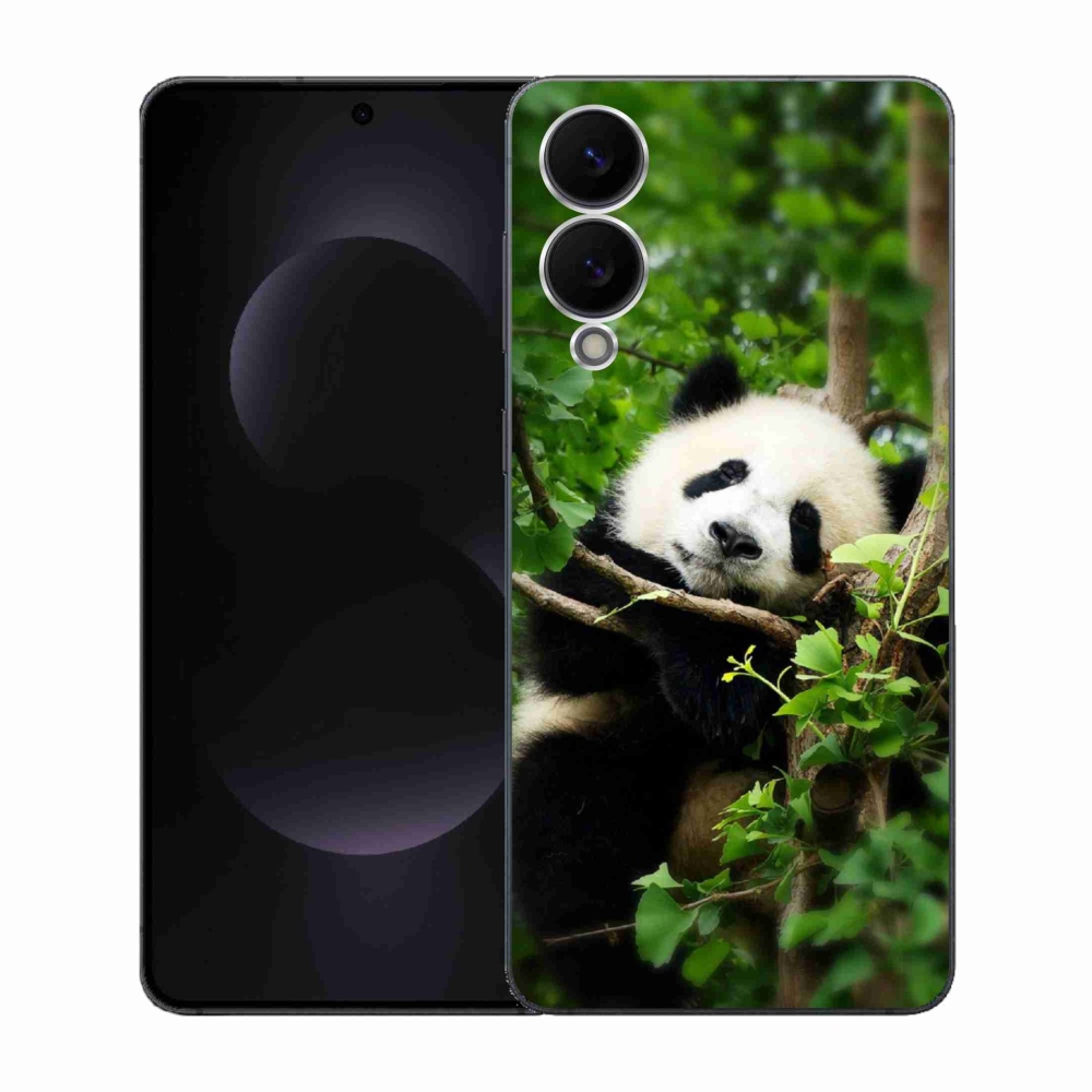 Gél védőhuzat mmCase Samsung Galaxy S25 Edge készülékhez - panda
