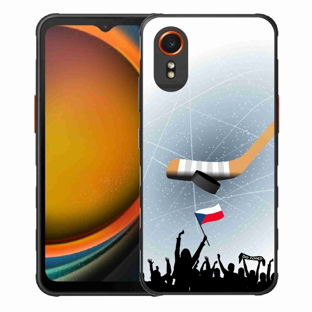 Gél borítás mmCase Samsung Galaxy Xcover 7 - hoki szurkolóknak