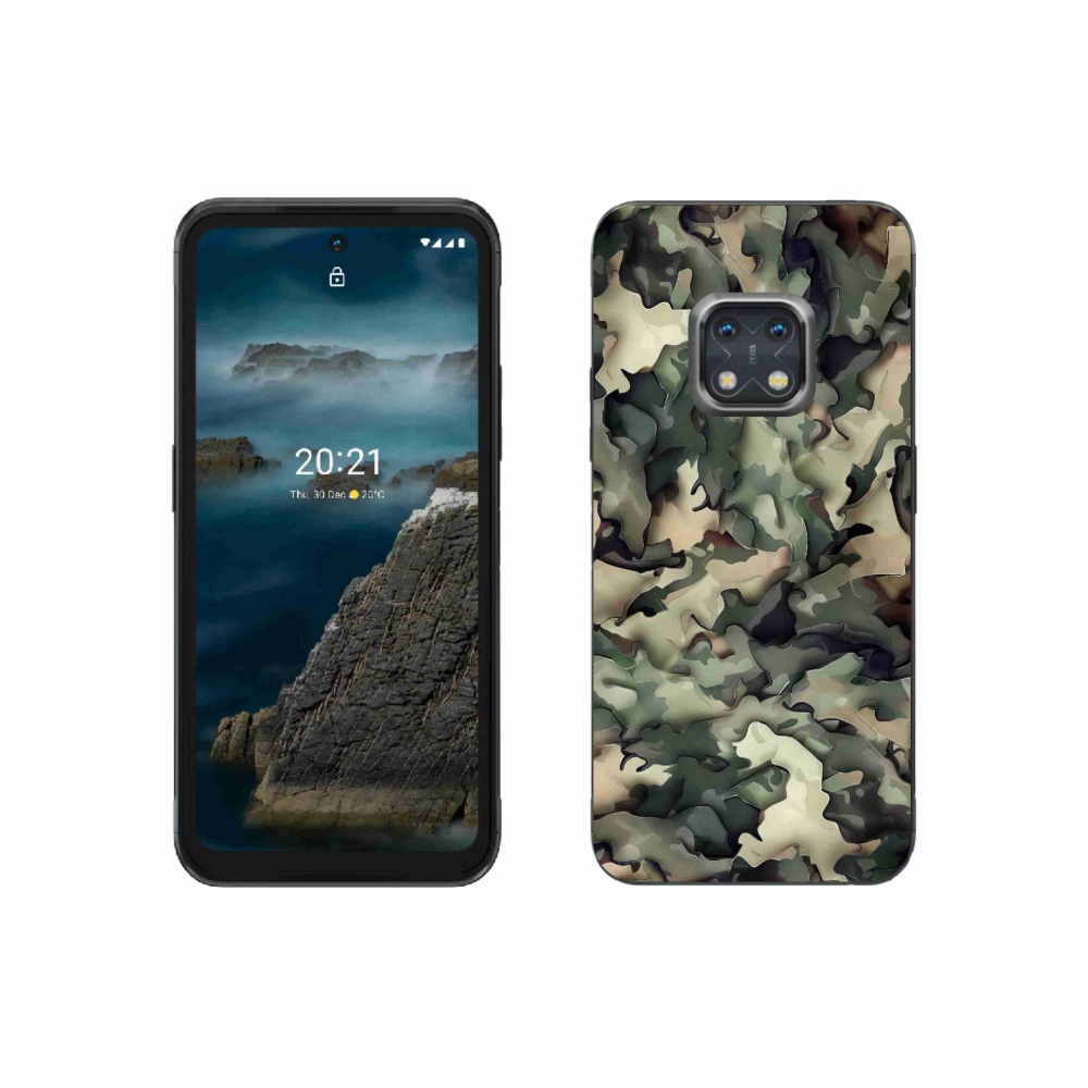Zselés borítás mmCase a Nokia XR20 készülékhez - terepszínű minta 9