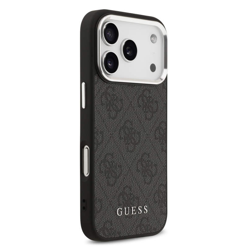 Guess 4G MagSafe hátlap iPhone 17 Pro-hoz Fekete