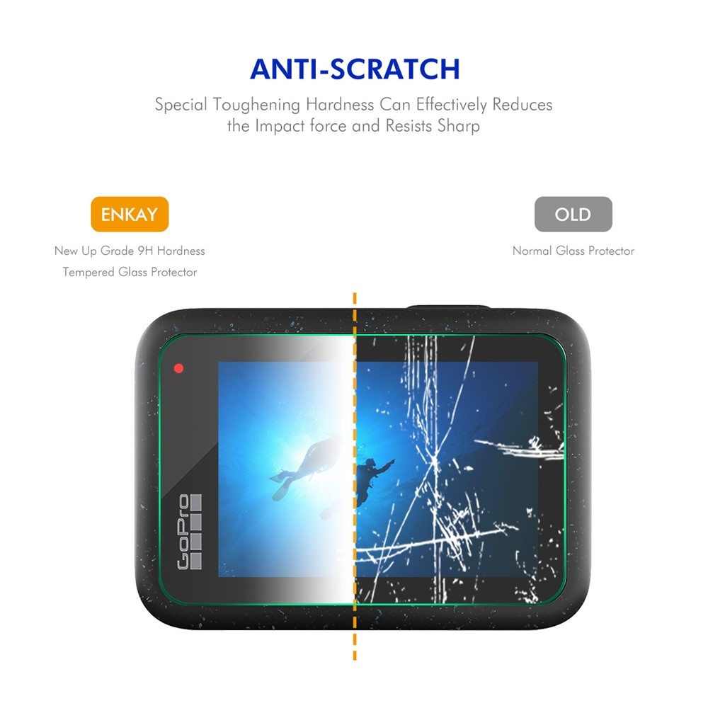 Védő edzett üveg GoPro HERO13 kamerához (3 db) a lencséhez és a kijelzőhöz