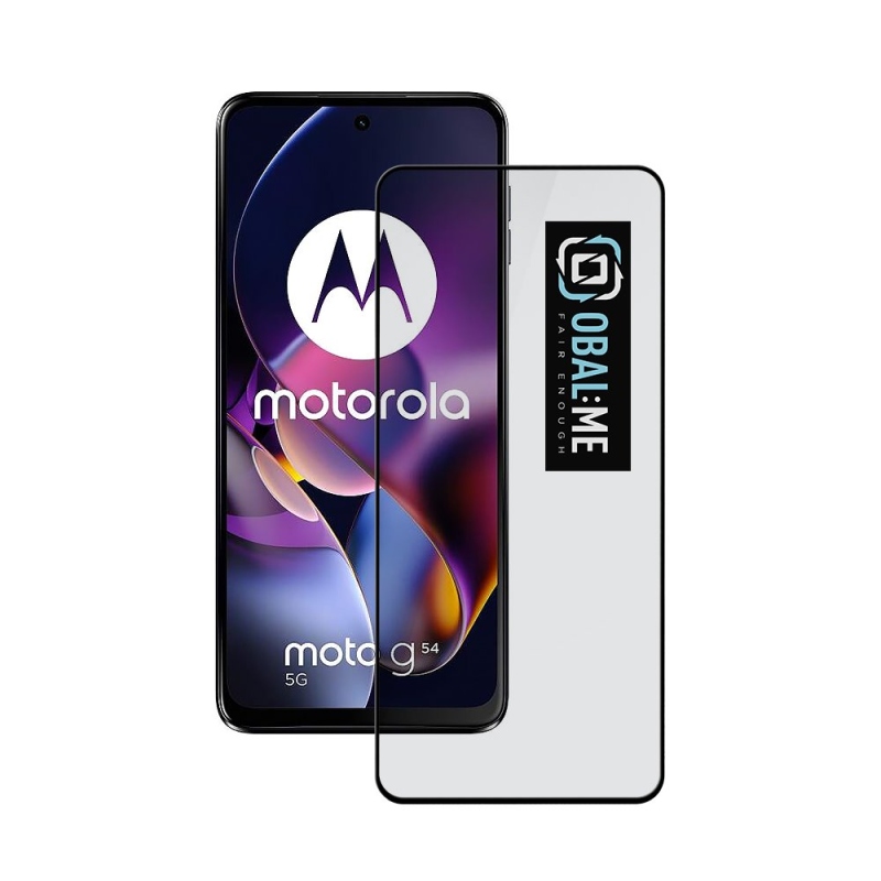 CSOMAG:ME 5D edzett üveg Motorola G54 5G/Power Edition Fekete