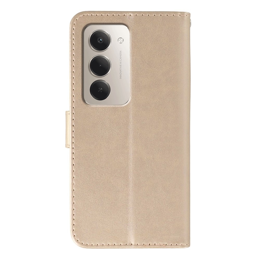 Vérrögök könyv tok Xiaomi Redmi 15 5G - rózsa arany