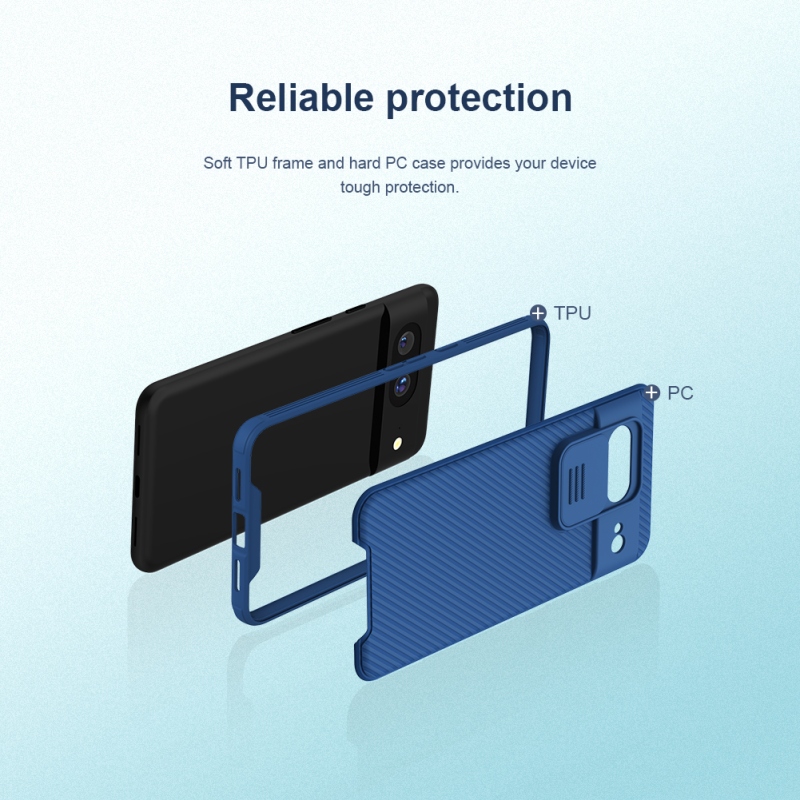 Nillkin CamShield PRO hátlap a Google Pixel 8-hoz Fekete
