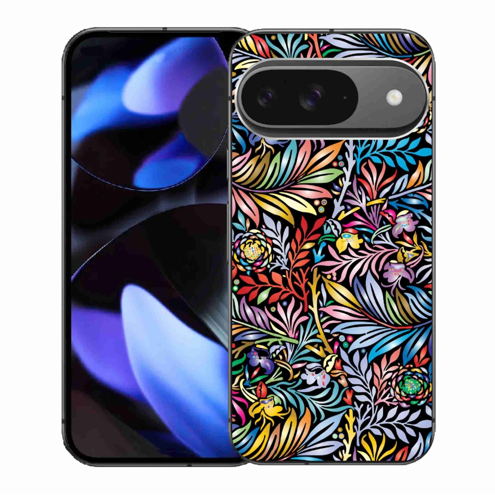 Gél borítás mmCase a Google Pixel 9/9 Pro számára - virágok 5