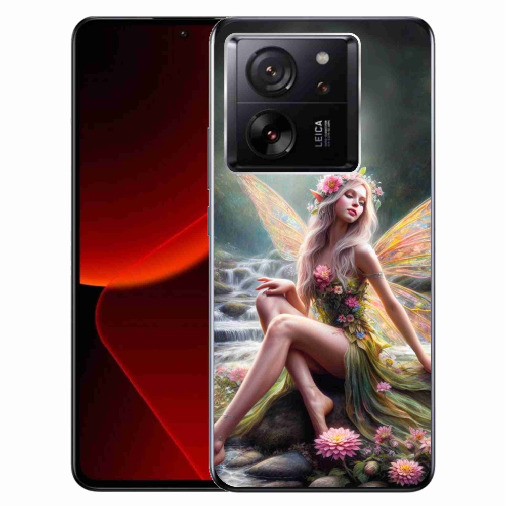 Gél borítás mmCase a Xiaomi 13T/13T Pro - pillangó nő 1