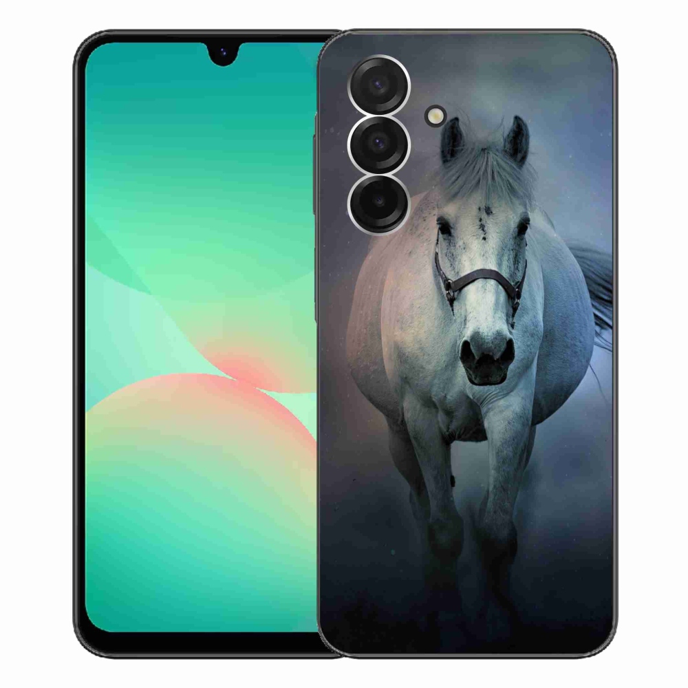 Gél borítás mmCase Samsung Galaxy A26 5G - futó fehér ló - Samsung Galaxy A26 5G - futó fehér ló