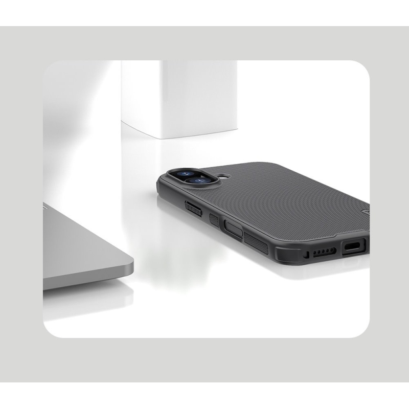 Nillkin Super Frosted PRO hátlap az Apple iPhone 17 készülékhez Sötétzöld