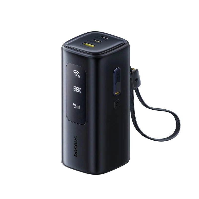 Baseus EnerGeek GX11 MiFi 67W Powerbank 20000mAh kozmikus fekete