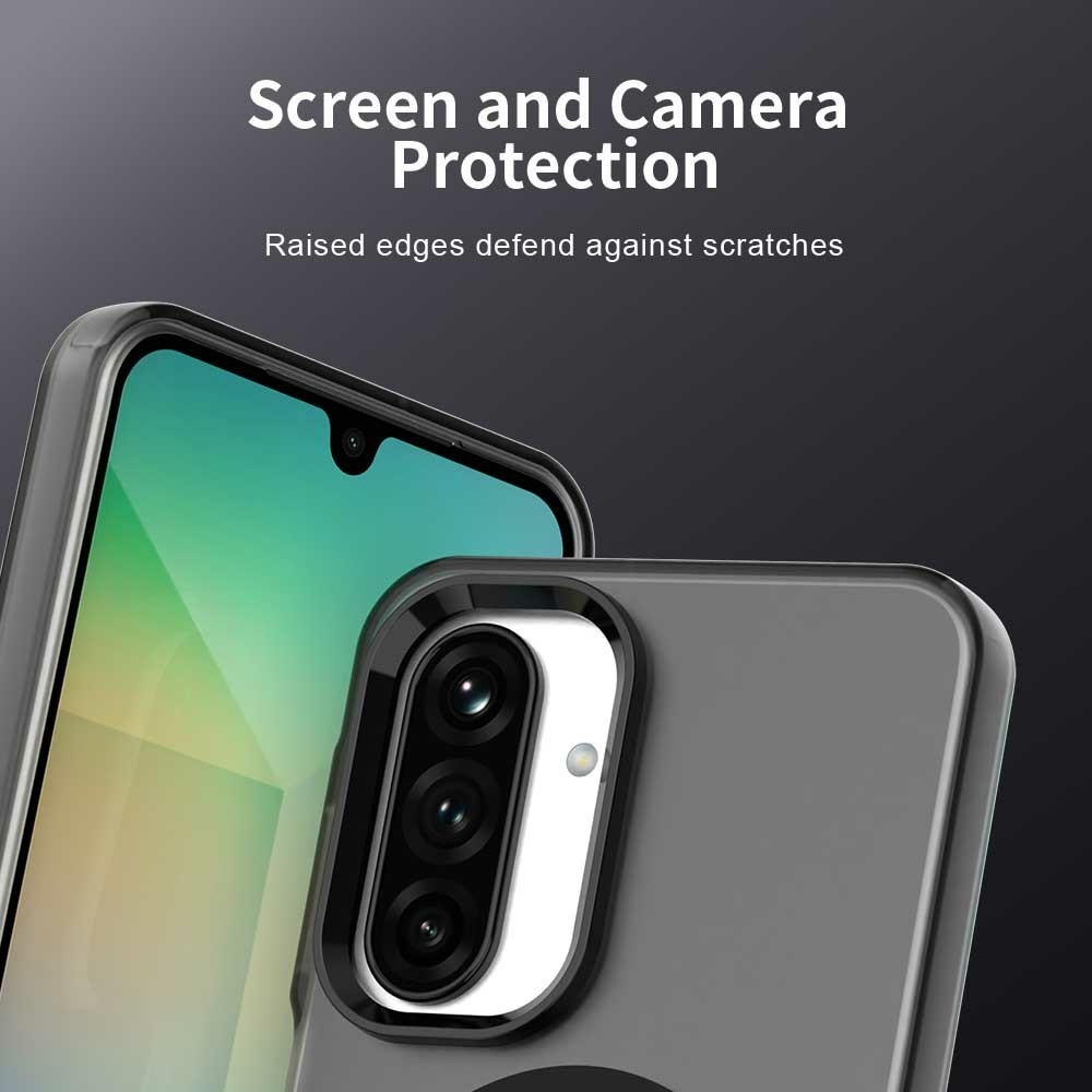 Candy zselés tok MagSafe-val a Samsung Galaxy A26 5G készülékre - fekete