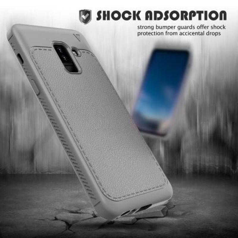 IVS tartós zselés tok Samsung Galaxy A6+ (2018) - szürke