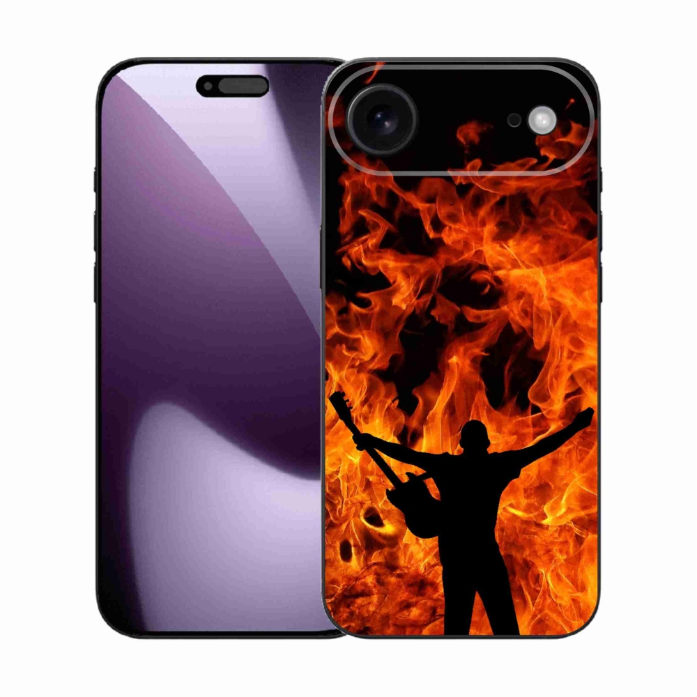 Gél borítás mmCase iPhone 17 Air készülékhez - zenész és tűz