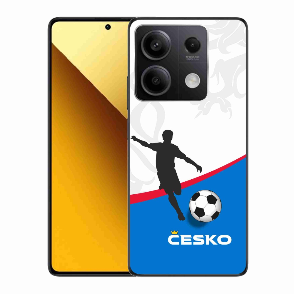 Gél borítás mmCase a Xiaomi Redmi Note 13 5G - futball Csehország 1