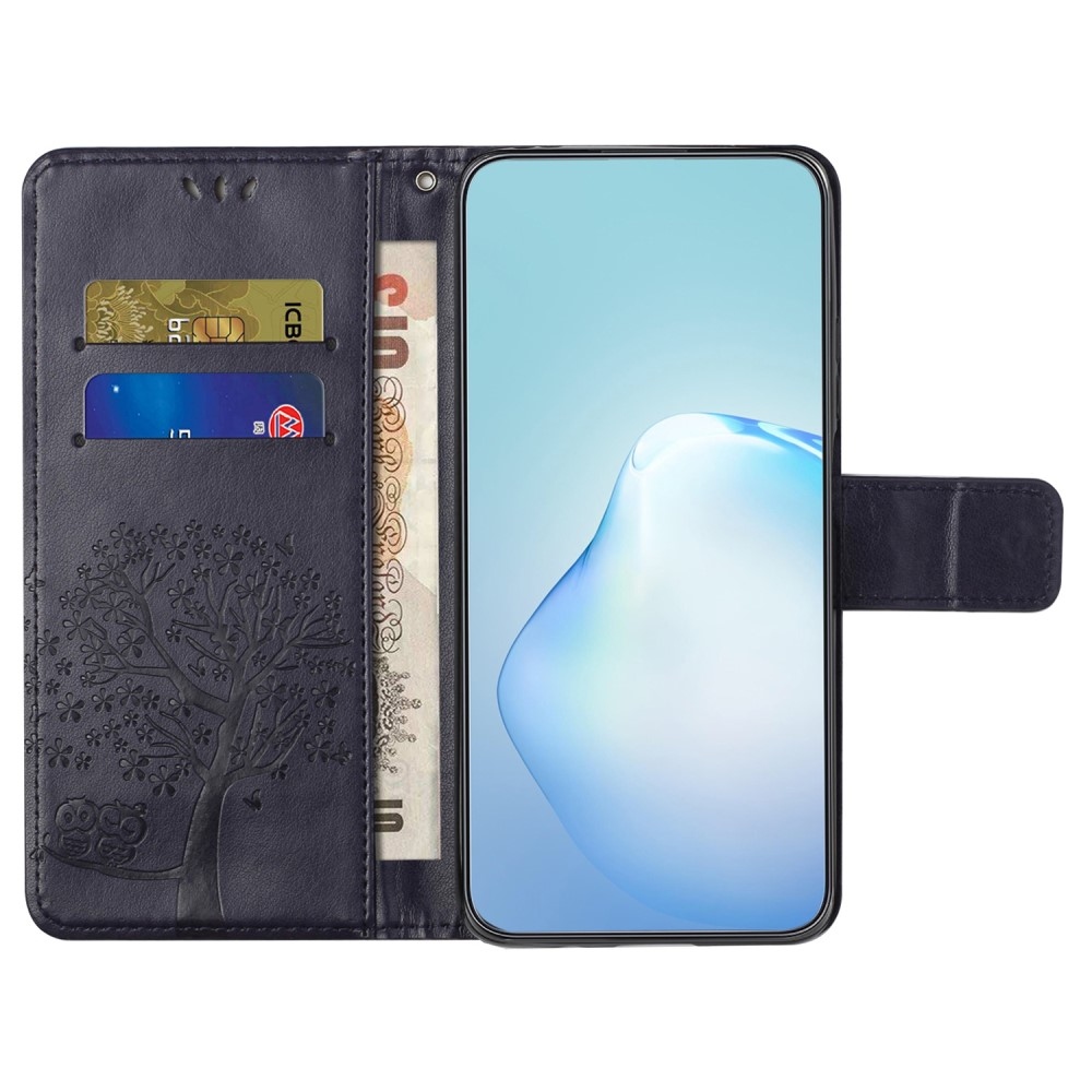 Fa könyv tok Xiaomi Redmi 12 4G/5G - sötét lila