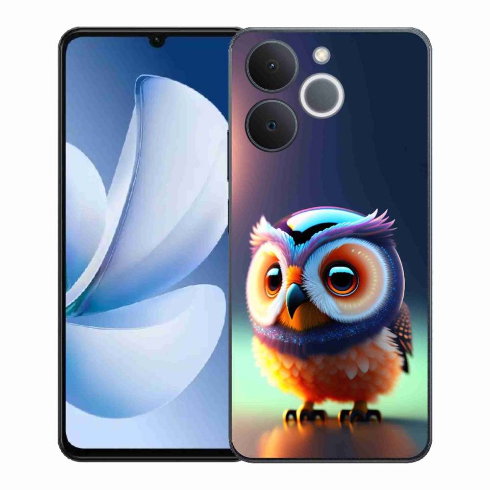 Zselés borítás mmCase a Realme Note 70T készülékhez - bagoly