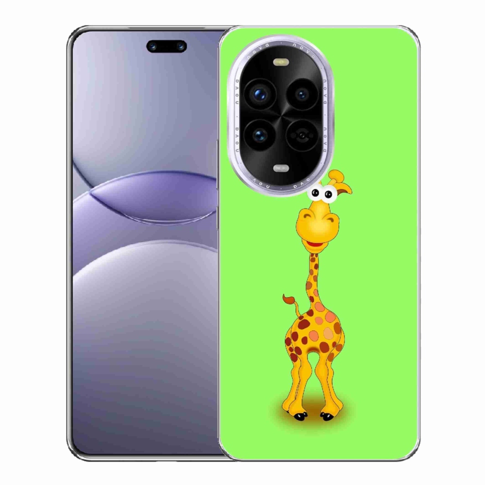 Gél borítás mmCase a Huawei Nova 13 Pro 5G számára - rajzfilm zsiráf