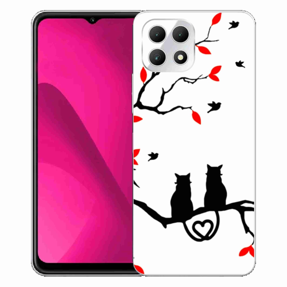 Zselés borítás mmCase a T-Mobile T Phone 2 készülékhez - macska szeretet