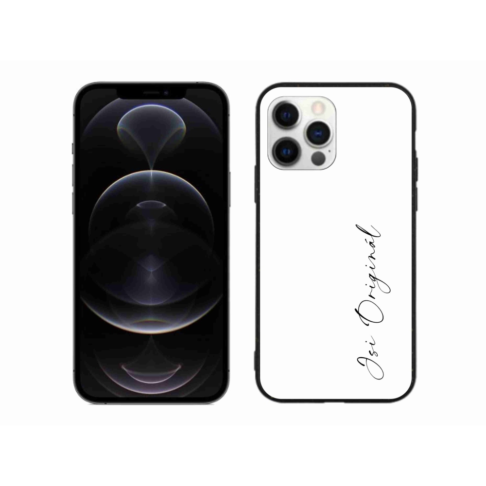 Gél borítás mmCase iPhone 12 Pro Max készülékhez - te vagy az eredeti fehér háttér