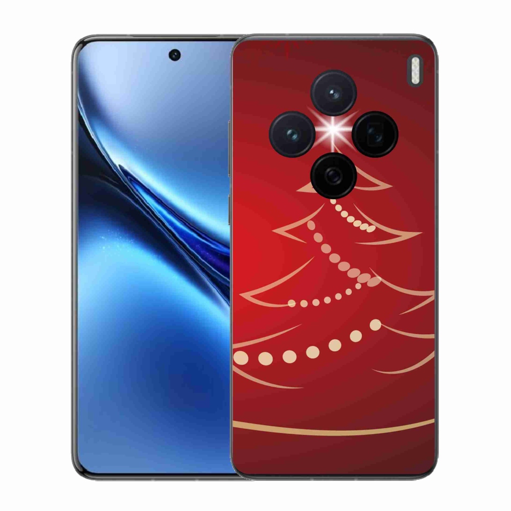 Gél borító mmCase a Vivo X200 5G-hez - karácsonyfa karikatúra