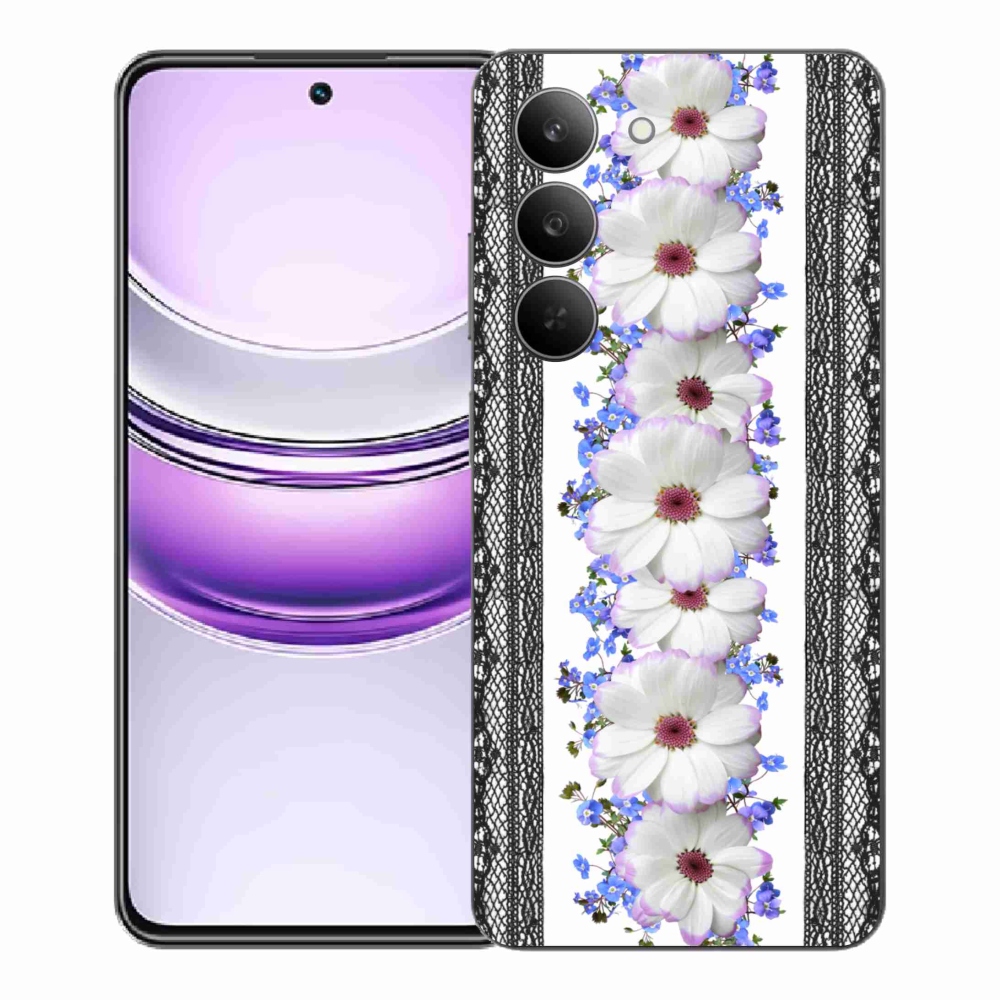 Gél borító mmCase a Realme 14x 5G készülékhez - virágok 8