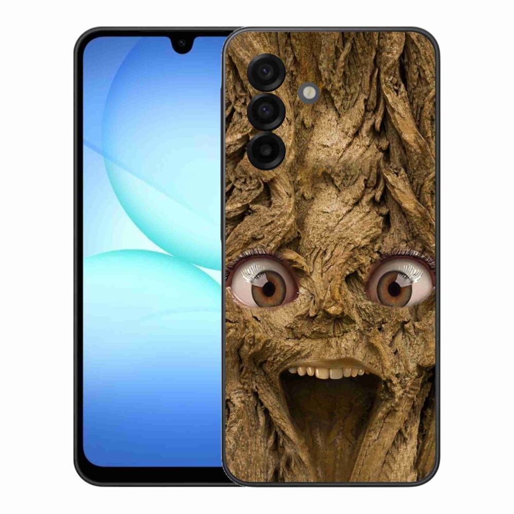 Gél borítás mmCase Samsung Galaxy A17 4G/5G - vidám fa szemekkel