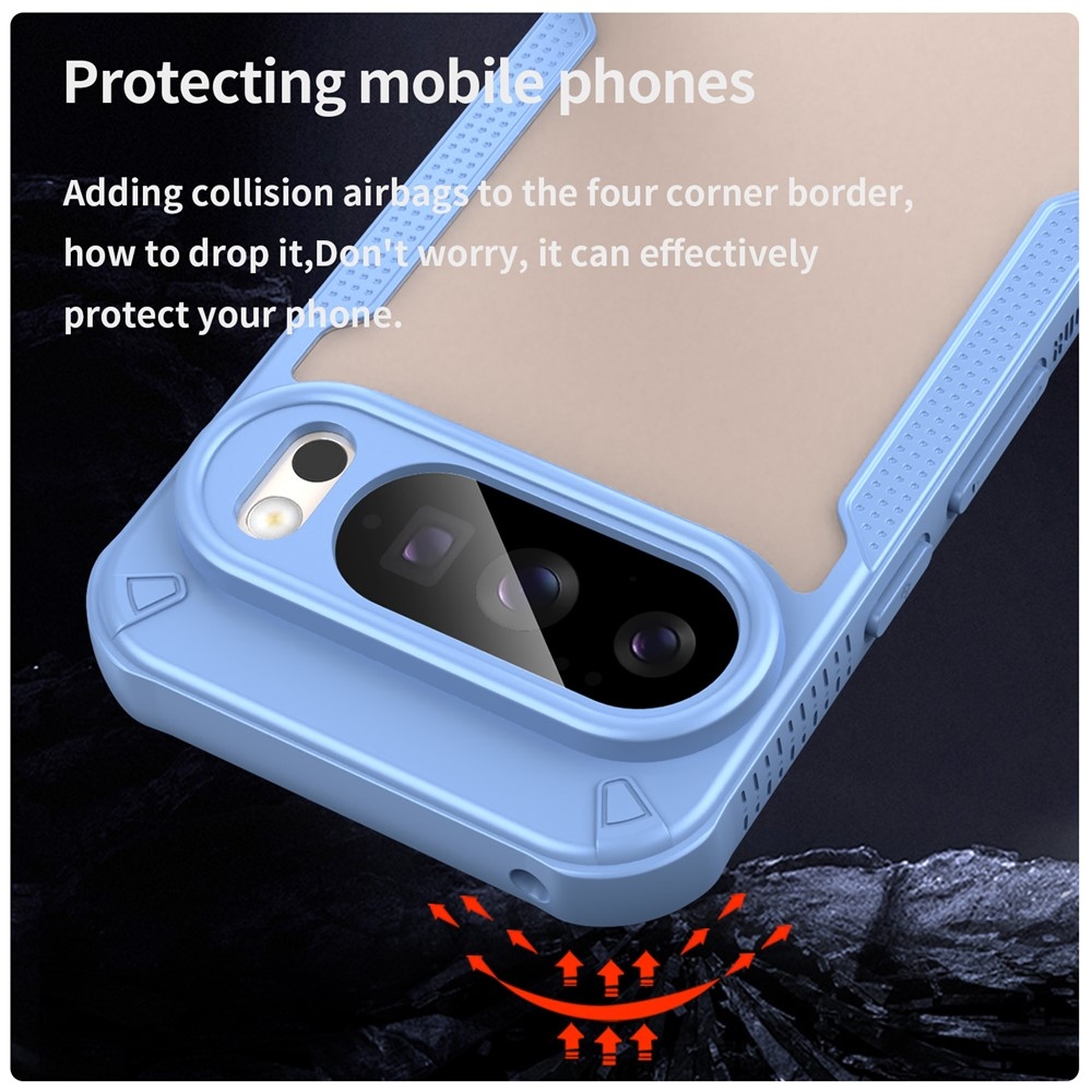 Tartós, matt borítás a Google Pixel 10 Pro/Pixel 10 készülékhez - kék