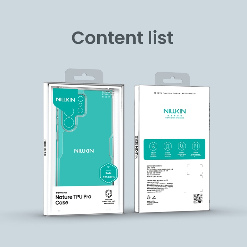 Nillkin Nature TPU PRO Cover for Samsung Galaxy S25 Ultra átlátszó borítás