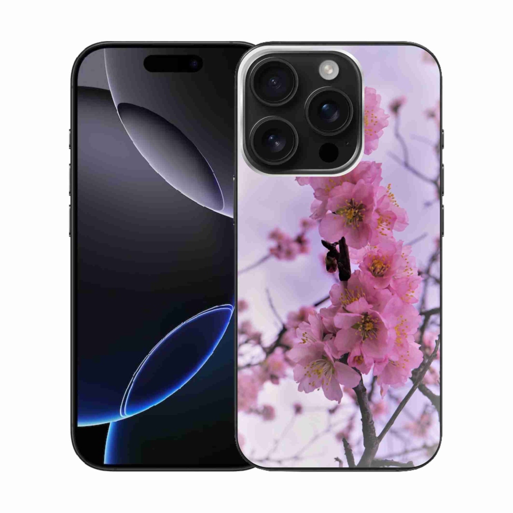 Gél borítás mmCase iPhone 16 Pro készülékhez - virágok 7