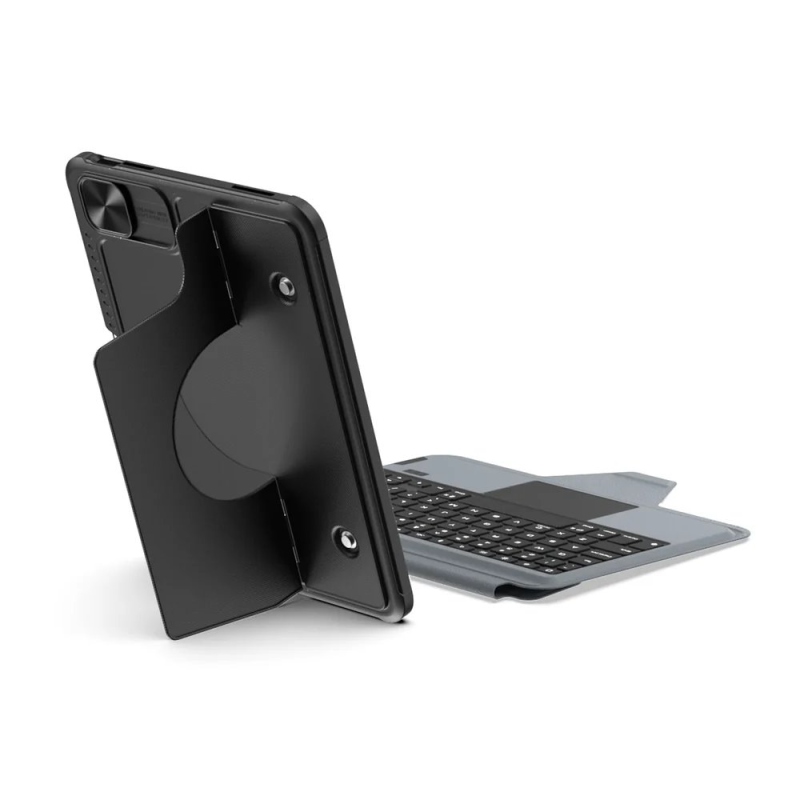 Nillkin Bumper Combo PRO billentyűzetes tok (háttérvilágításos változat) iPad 10,9-hez, 2022/11–2025, fekete
