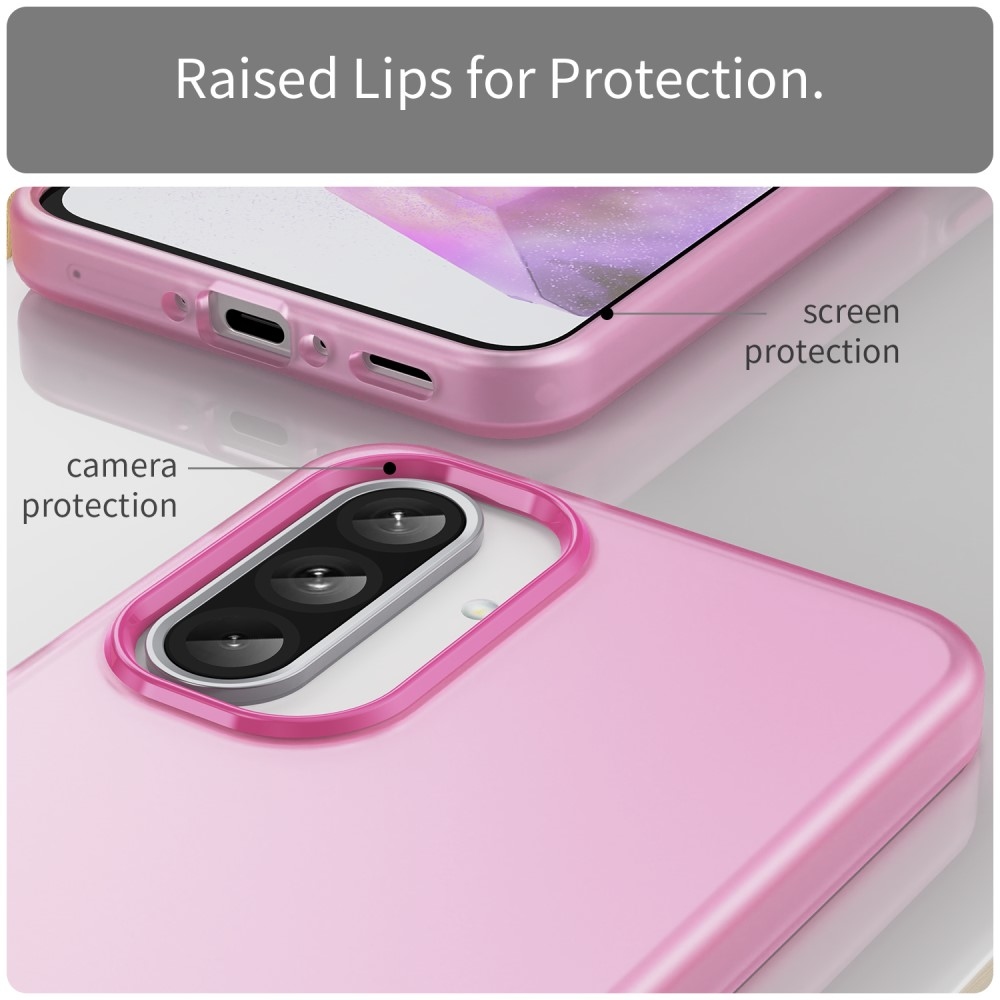 Candys matt zselés tok Samsung Galaxy A36 5G/A56 5G - rózsaszínű