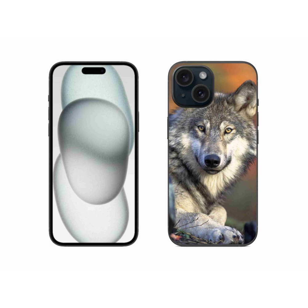 Gél tok mmCase iPhone 15 - farkas
