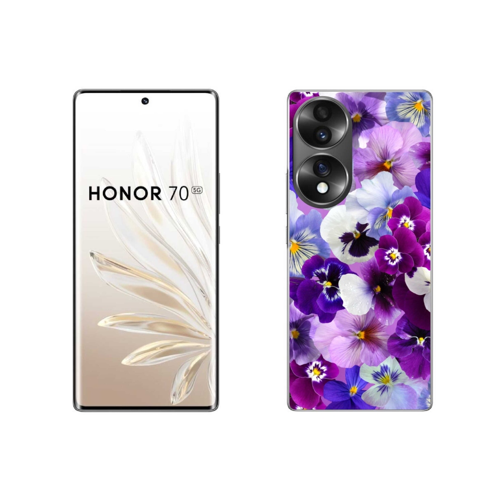Zselés borítás mmCase a Honor 70 - virágokhoz 9