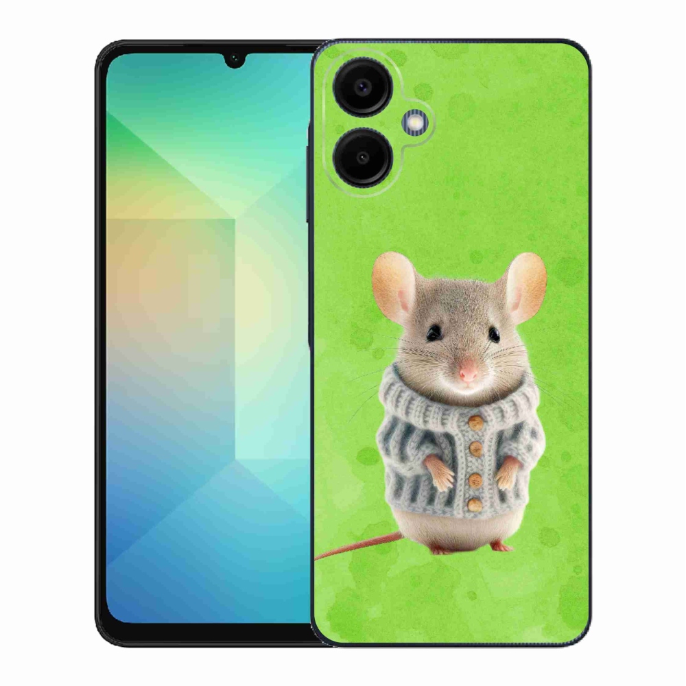 Gél borítás mmCase Samsung Galaxy A06 4G - egér pulóverben