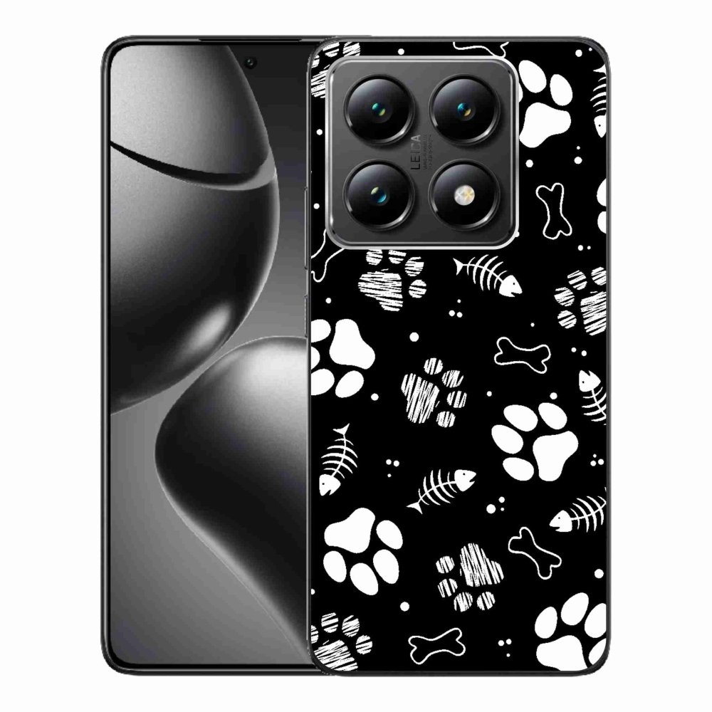 Gél borítás mmCase a Xiaomi 14T-hez - kutyamancsok