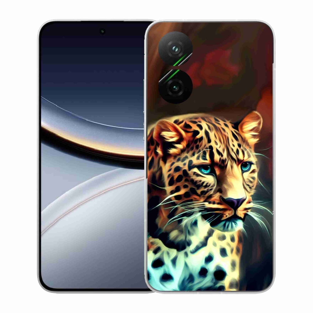 Gél borítás mmCase a Xiaomi Poco F7 5G-hez - leopárd
