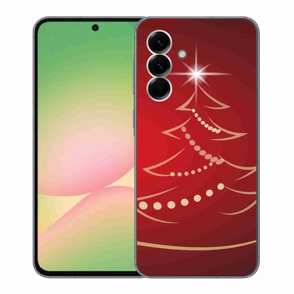 Gél borító mmCase Samsung Galaxy A56 5G - karácsonyfa karikatúra