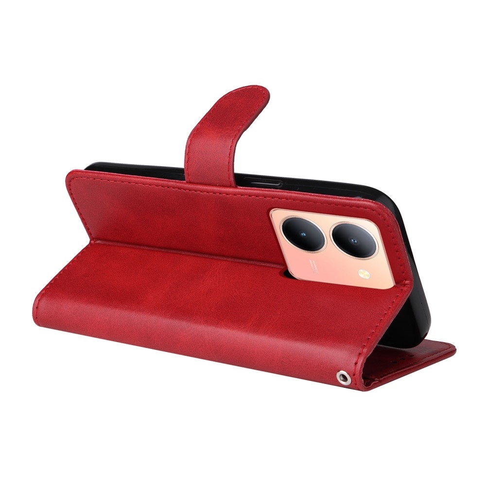 Vivo Y36 könyvtáska Vivo Y36-hoz - piros