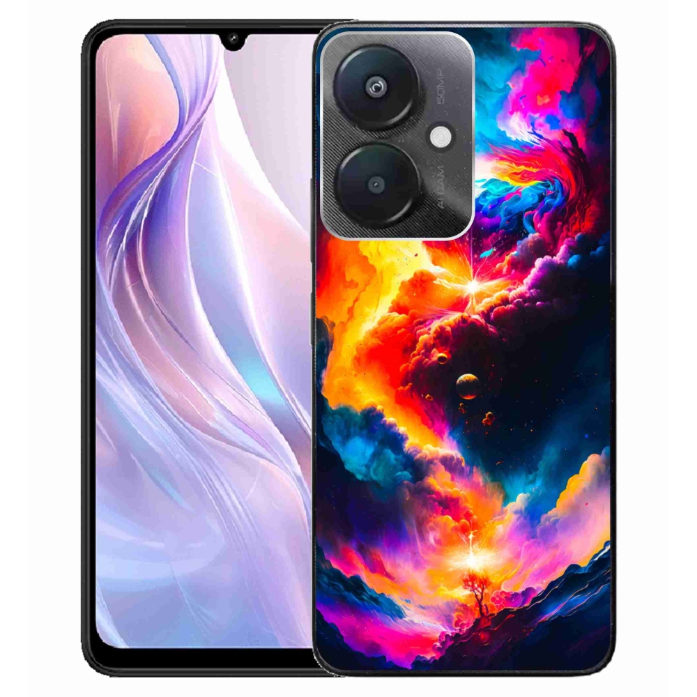 Gél borítás mmCase a Xiaomi Redmi 13C 5G számára - absztrakt motívum