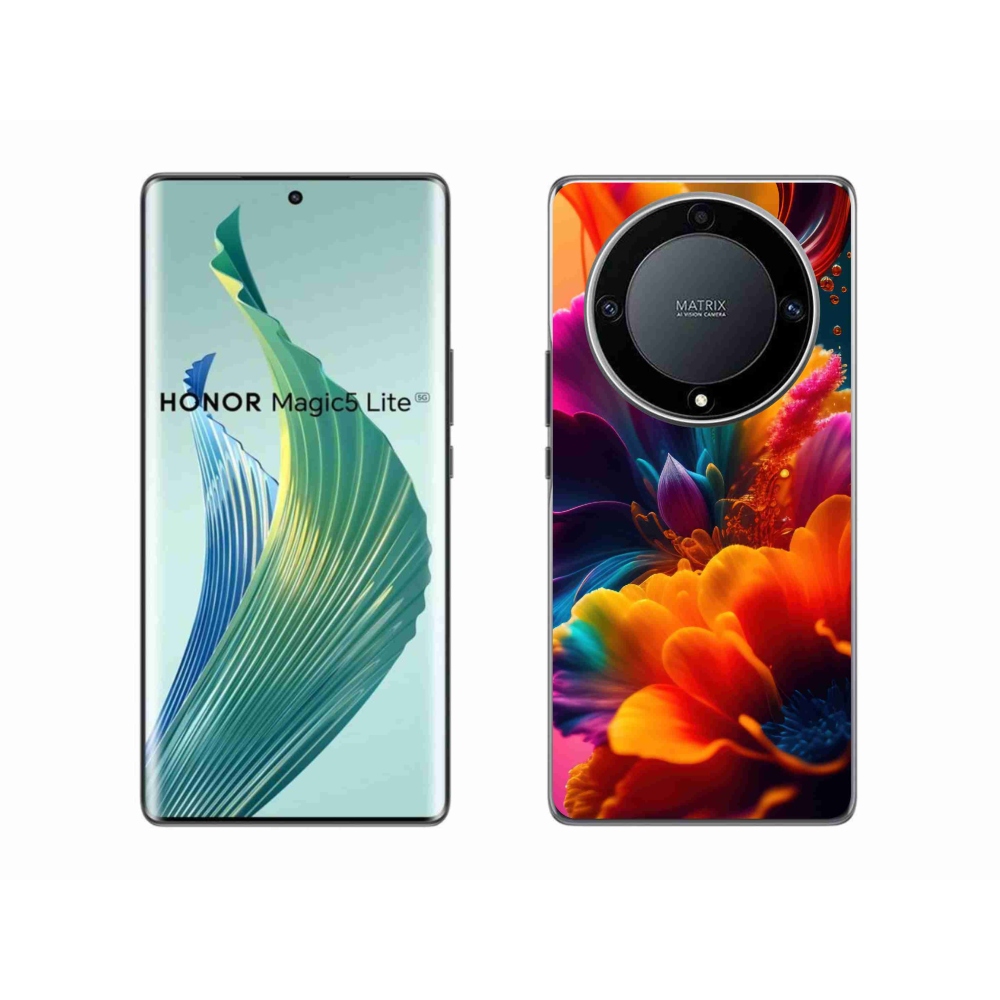 Gél borítás mmCase a Honor Magic 5 Lite 5G számára - absztrakt motívum 2