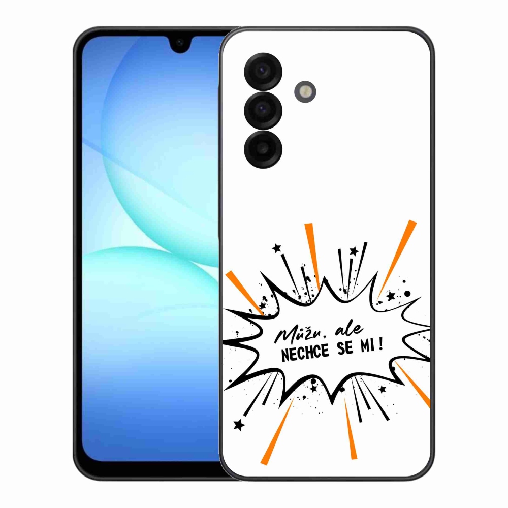 Gél borító mmCase Samsung Galaxy A17 4G/5G - vicces szöveg 11 fehér háttér