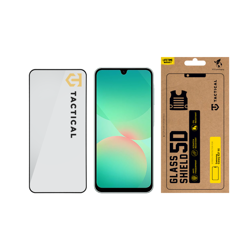 Tactical Glass Shield 5D üveg a Samsung Galaxy A27 5G-hez, fekete