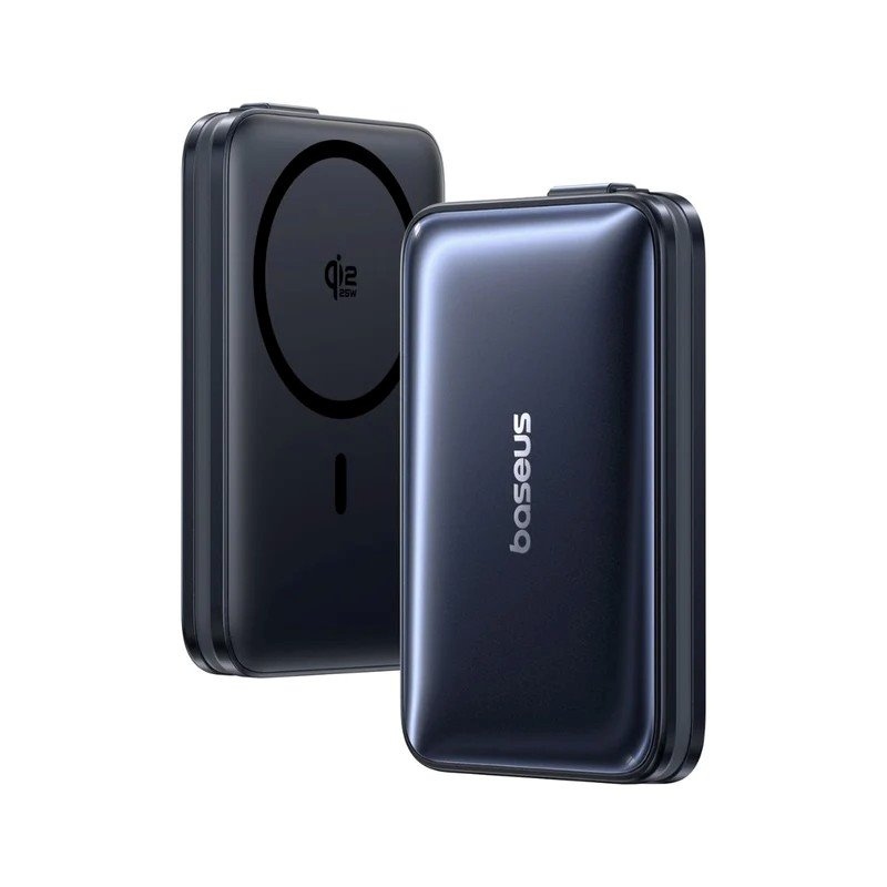 Baseus PicoGo AM61 Qi2.2 45 W-os mágneses powerbank 10 000 mAh, Cosmic Black