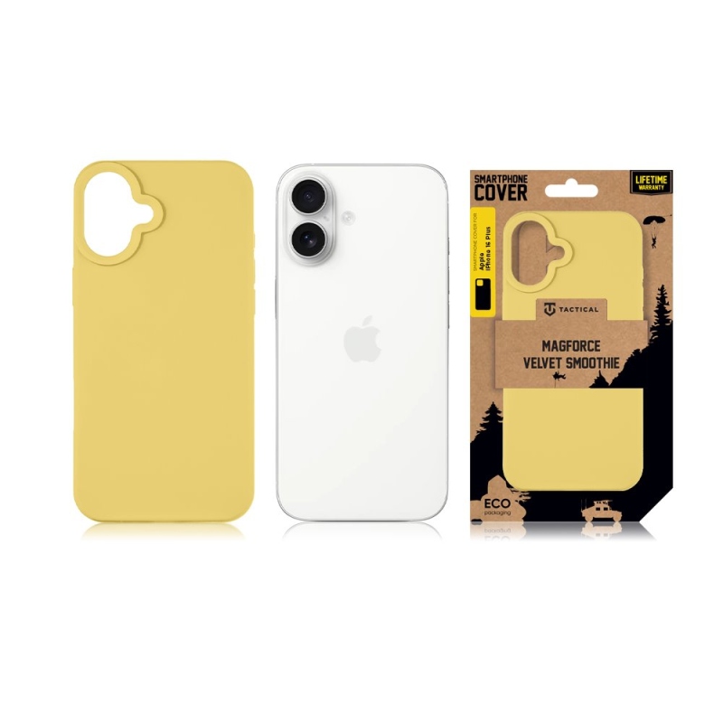 Tactical MagForce bársony Smoothie borító Apple iPhone 16 Plus banánhoz