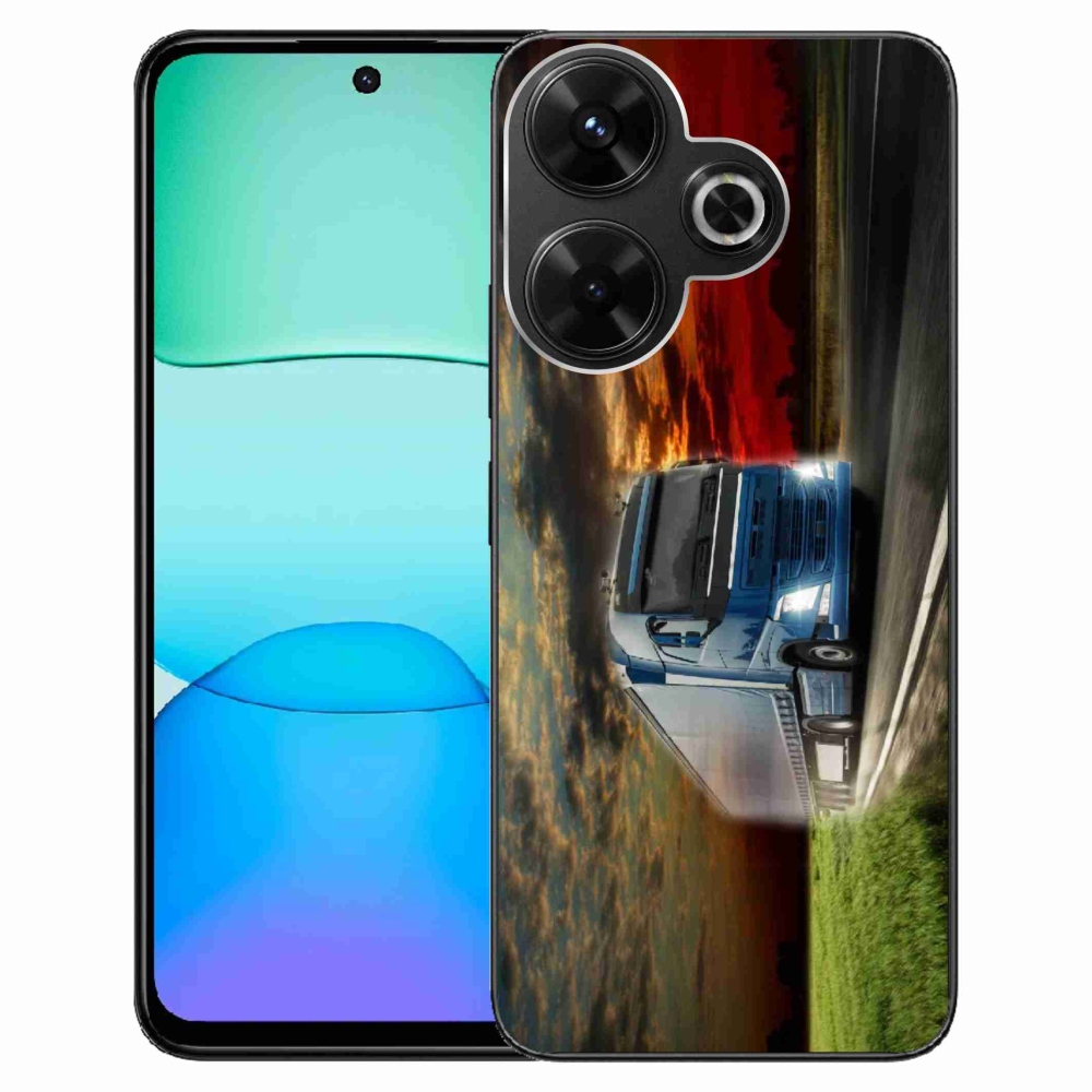 Gél borítás mmCase a Xiaomi Redmi 13 4G/Poco M6 4G - teherautó 4