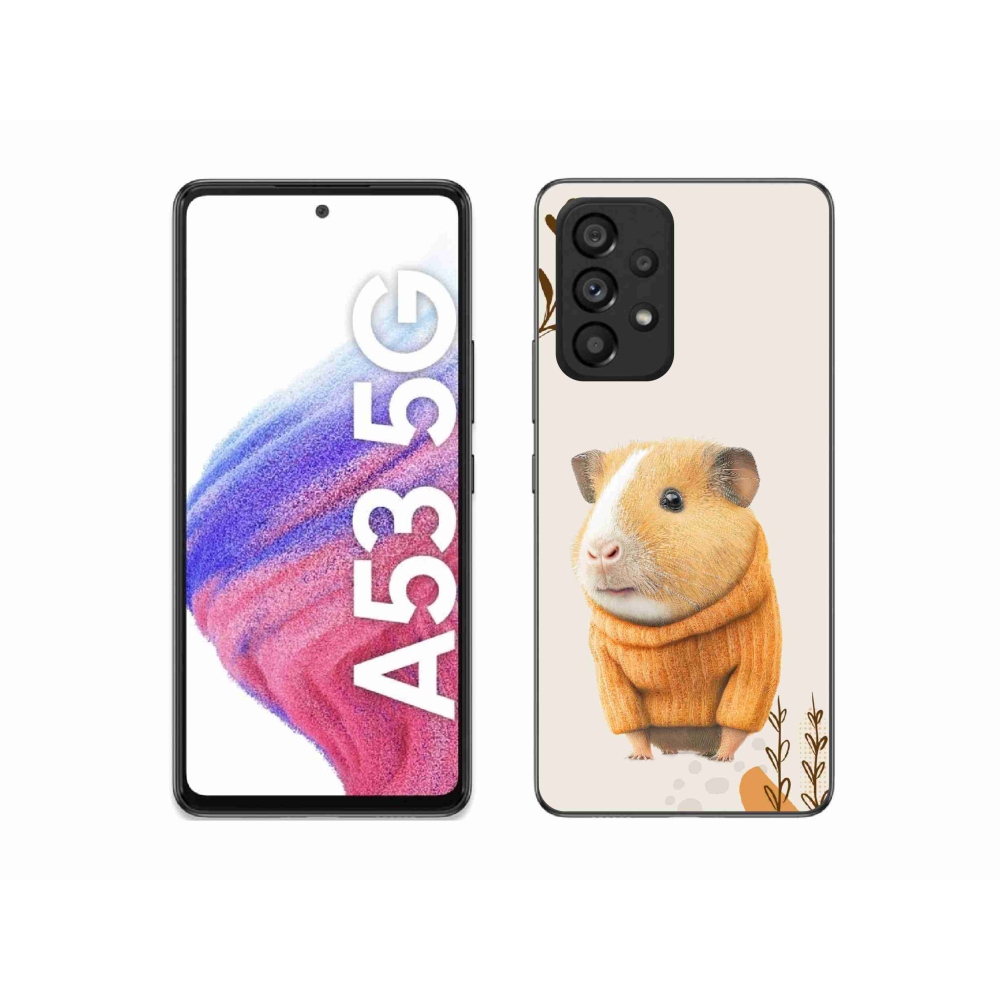 Gél borítás mmCase Samsung Galaxy A53 5G - tengerimalac pulóverben