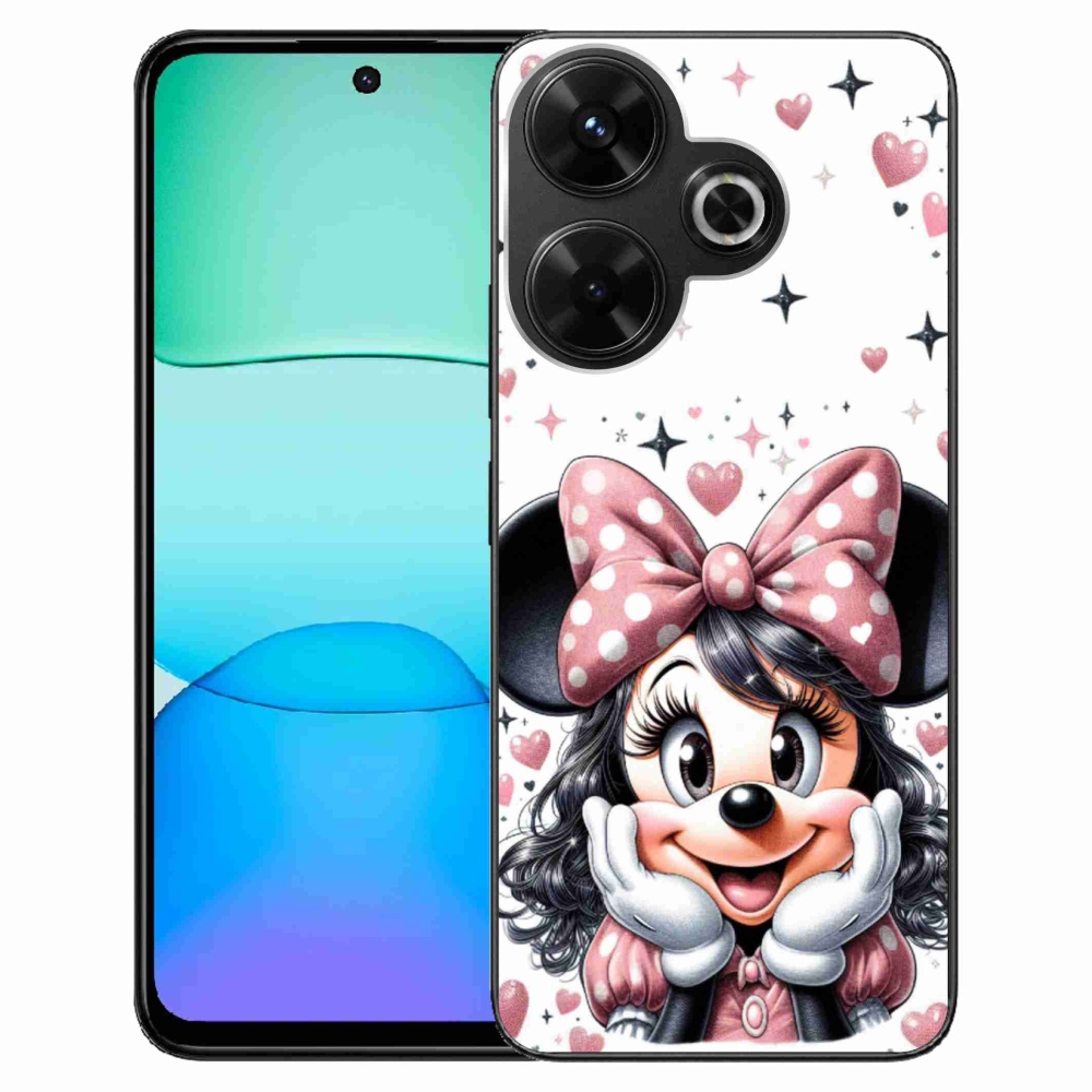 Gél borítás mmCase a Xiaomi Redmi 13 4G/Poco M6 4G számára - minnie