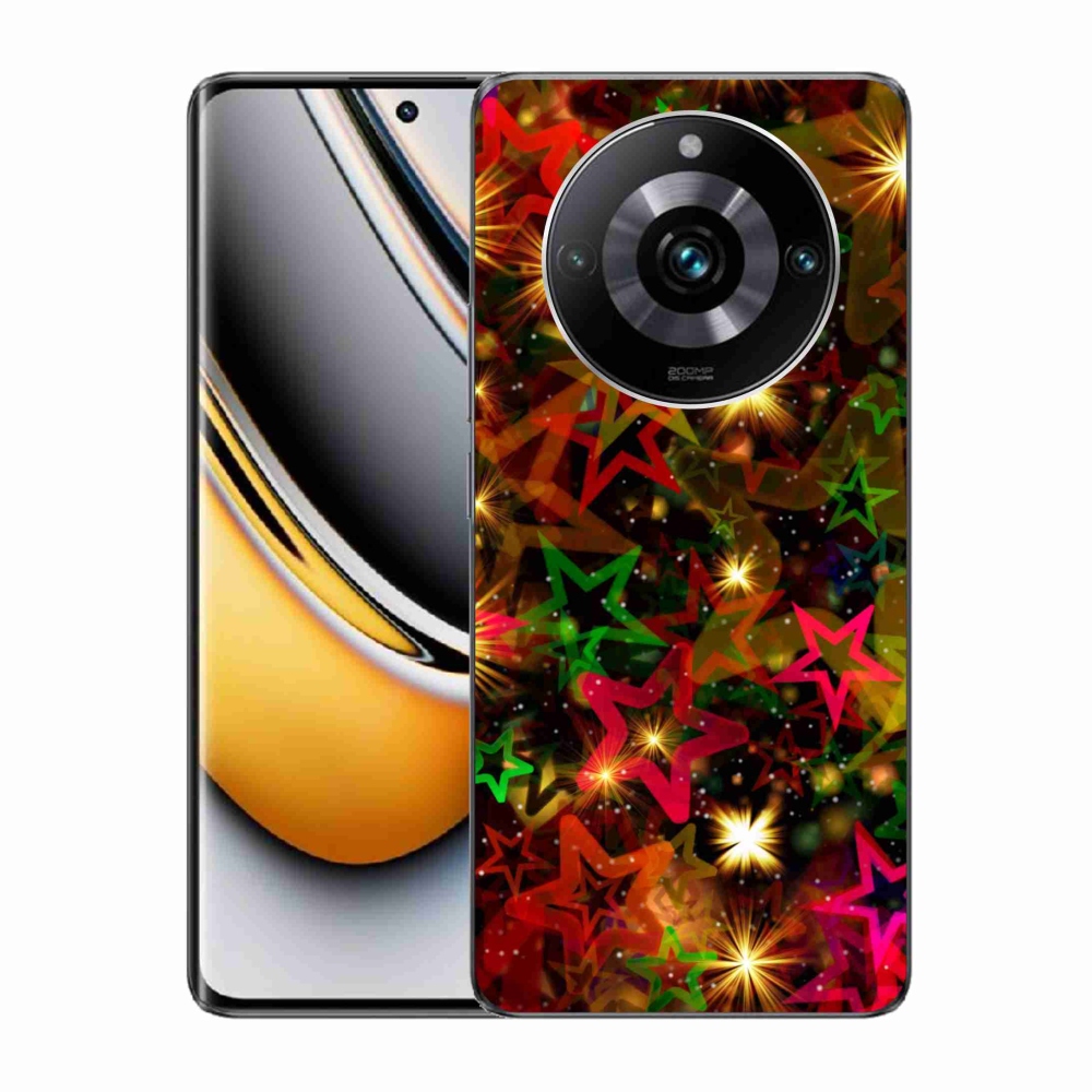 Gél borítás mmCase a Realme 11 Pro/11 Pro+ készülékhez - színes csillagok