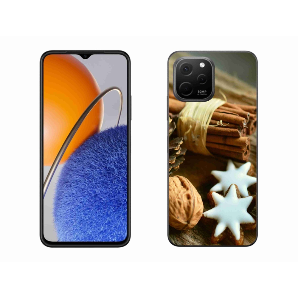 Gél borítás mmCase a Huawei Nova Y61 készülékhez - fahéj és mézeskalács