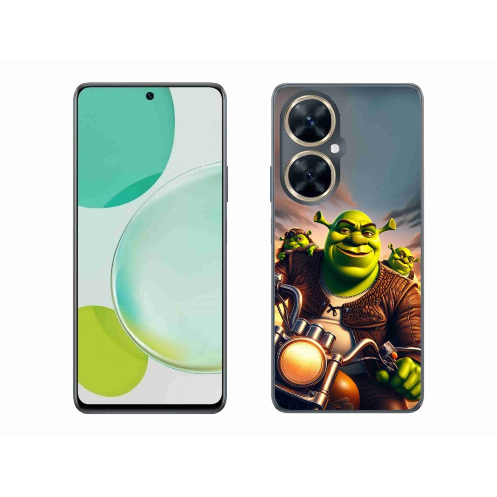 Gél borítás mmCase a Huawei Nova 11i készülékhez - Shrek egy motorkerékpáron